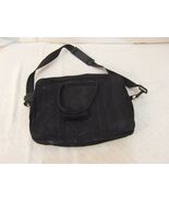 Black Two Pocketed Zip Up Shoulder Strap Laptop Bag 17&quot; X 13&quot; 34533 - $17.53 CAD