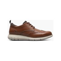 Nunn Bush Stance Wingtip Oxford Walking Shoes Lightweight Cognac Multi 85055-229 image 7