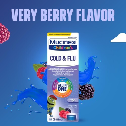 Mucinex *11/2025* Children's Cold, Cough, & Sore Throat 4 fl oz Item image 5