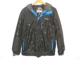 ZeroXposur Boarding Co. Boy&#39;s XL 18-20 Jacket Board &amp; Ski Black &amp; Blue - £31.36 GBP