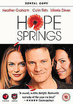 Hope Springs DVD (2003) Colin Firth, Herman (DIR) Cert 12 Pre-Owned Region 2 - £13.94 GBP