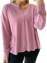 Wishlist oversized thermal knit top in Lilac Pink - £28.40 GBP