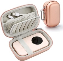 Hard Travel Carrying Case For Phomemo D30 Label Maker Portable Mini, Rose Gold - £23.97 GBP