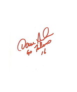 dave archer Autographed 3x5 Index Card Football Signed Falcons - €8,66 EUR