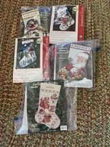 Needlepoint Kits Christmas  Stockings Lot of 5 New - $112.20