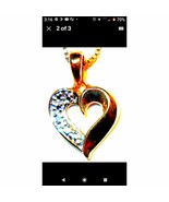 925 Vintage Ross-Simons heart necklace - £20.89 GBP