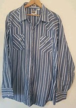 Ely Cattleman Shirt Mens 2XLT XXLT Tall Man Western Button Up Pearl Snap... - £12.66 GBP