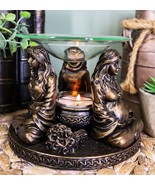 Wicca Triple Goddess Maiden Mother Crone Votive Holder Aroma Oil Warmer ... - $48.88 CAD
