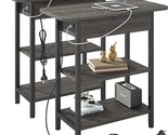 End Table With Charging Station, Set Of 2 Flip Top Narrow Side Table For... - $244.99