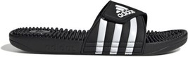 adidas Unisex Adult Adissage Slides Color Black/White Color 10 - £27.79 GBP
