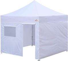 Impact Canopy Usa 10&#39; X 10&#39; Canopy Kit, Includes 4 Sidewalls One With, White - £260.25 GBP