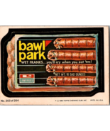 1975 Topps Wacky Packages Series 15 Bawl Park 16ez - $4.05