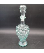 Vetreria Etrusca Mod Dep Light Blue Clear Glass Wine Decanter Italy Aqua... - $226.41 MXN