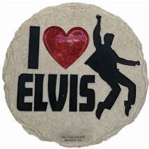 Elvis Presley Garden Stepping Stone 9.25 x 9.25 Inch - $32.98