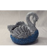 Resin Flowerpot Swan Planter Plant Container Home Centerpiece For Garden... - $23.31
