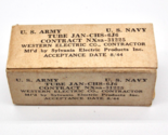 US Army Navy Vacuum Tube JAN-CHS-6J6 Dated Aug.1944 Western Electric NOS - $12.86