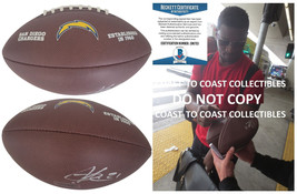 LaDainian Tomlinson LT signed San Diego Chargers logo football proof Beckett COA - £189.91 GBP