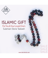 REAL Sulemani Aqeeq Tasbih, Islamic Prayer 33x beads, Tasbih, Misbaha, T... - $1,675.12 MXN