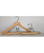 DIPLOMAT &amp; BERKSHIRE Vintage Wooden Pants/Skirt/Coat/Suit Hangers Lined ... - $16.26 CAD