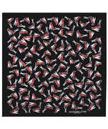 Printed Image Bandanna 22&quot; x 22&quot; Black Swiss Army Pocket Knives Nature F... - €9,93 EUR