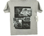 Star Wars Kids 5 to 6 Empire Battle Comic Gray Short Sleeve Mad Engine T... - £9.43 GBP