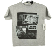 Star Wars Kids 5 to 6 Empire Battle Comic Gray Short Sleeve Mad Engine T... - £9.38 GBP