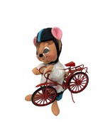 1995 Annalee - Bicycle Biker Mouse w/ Bike 7&quot; Tall EC - £30.06 GBP