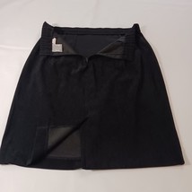 Jessica Howard Women's Back Zip & Slit Pull-On Black Skirt Only Size 16 Waist 33 image 2