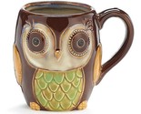 Burton Coffee Mug Porcelain Chocolate Owl 12 Oz  for Our Owl Lovers Gift... - £7.93 GBP