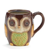 Burton Coffee Mug Porcelain Chocolate Owl 12 Oz  for Our Owl Lovers Gift... - £7.77 GBP