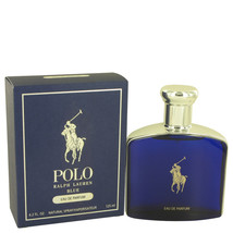 Ralph lauren Polo Blue Cologne 4.2 Oz Eau De Parfum Spray - £78.43 GBP
