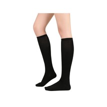 Knee High Socks For Womens Triple Stripe Tube Socks Athletic Thigh High ... - £14.08 GBP