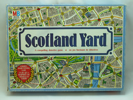 Scotland Yard 1985 Board Game Milton Bradley Complete Excellent Bilingual - £18.11 GBP