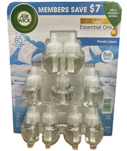 Air Wick Fresh Line Esssential Oils 9 Fragrance Bottle Refills - £33.24 GBP