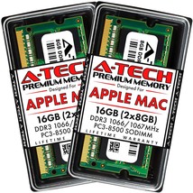 16Gb (2 X 8Gb) Pc3-8500 Ddr3 1066/1067 Mhz Ram For Macbook (Mid 2010 13 Inch), M - £54.81 GBP