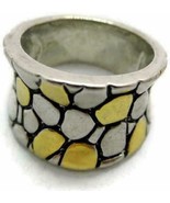 Woman Ring Costume Multi Color Silver Tone Fashion Girls 6 - £7.63 GBP