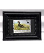  Framed Stamp Art - Caucasian Grouse - Endangered Wildlife - €8,52 EUR