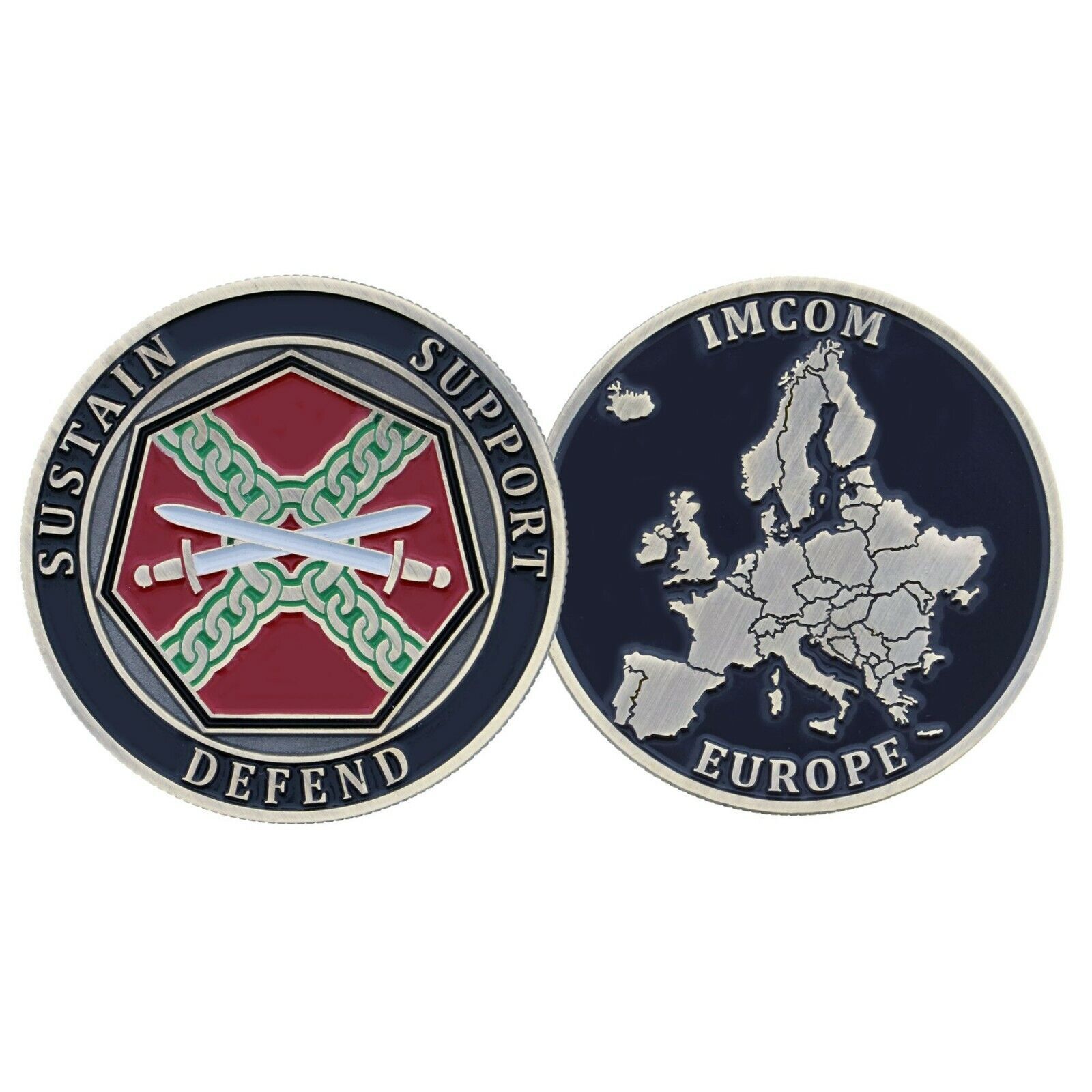 Primary image for ARMY IMCOM EUROPE 1.75" CHALLENGE COIN