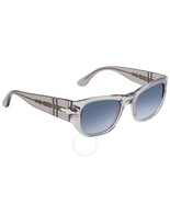 Persol PO3308S 309/Q8 Sunglasses Transparent Grey Azure Gradient Blue 51mm - $370.00