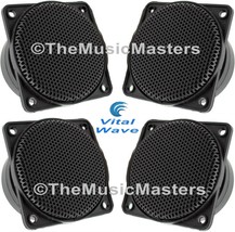 4 Pack 2.5&quot; inch Flush Mount Super Mini Horn Tweeters Speakers Car Home ... - £19.37 GBP