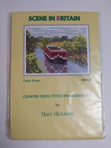 Mary Hickmott Scene In Britain (Canal Barge) MH814 Cross Stitch Kit 3&quot; x... - £7.90 GBP