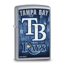 Zippo® MLB® Tampa Bay Rays Street Chrome™ Lighter - £27.51 GBP