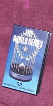 vhs tape   1978 world  series  new york yankees vs los angeles dodgers - £6.42 GBP