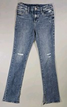 Express Womens Blue Ultra Hyper Stretch Skyscraper Mid Rise Jeans S REG ... - $18.49