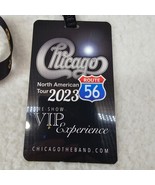 Chicago VIP Backstage Pass Plastic Card w  Lanyard 2023 N Amer Tour Route 56