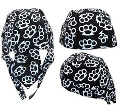 GERNADE KNUCKLES BANDANNA HAT #227 BIKER new headwear - $4.74