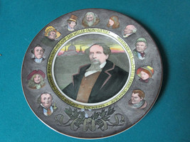 Royal Doulton Antique Collector Plate Charles Dickens 10 1/2" D6306 - £98.92 GBP