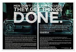 Viagra Men Get Things Done Pfizer Pharmaceutical 2010 2-Page Print Magazine Ad - £9.71 GBP