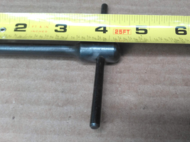 Vintage T-handle, 6 Point Hex Socket Wrench 11/32&quot; Socket Tee Handle - £11.68 GBP