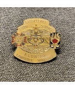 Vintage VFW Excellence Through Service KG JD Veterans of Foreign Wars Lapel - £9.34 GBP